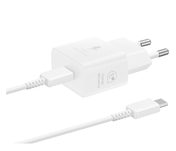 SAMSUNG Ładowarka Sieciowa 25W + kabel USB-C USB-C EP-T2510XWEGEU - 1211116 - zdjęcie